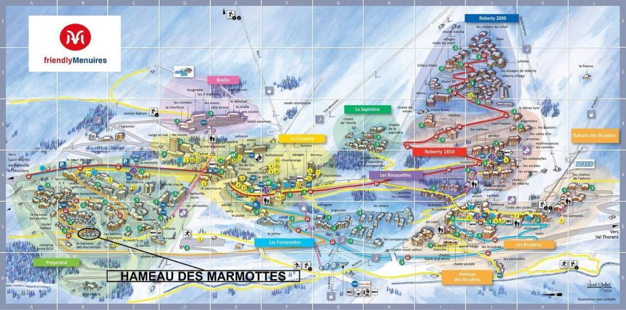 Chalet Ananas, Hameau Des Marmottes Saint-Martin-de-Belleville Ngoại thất bức ảnh